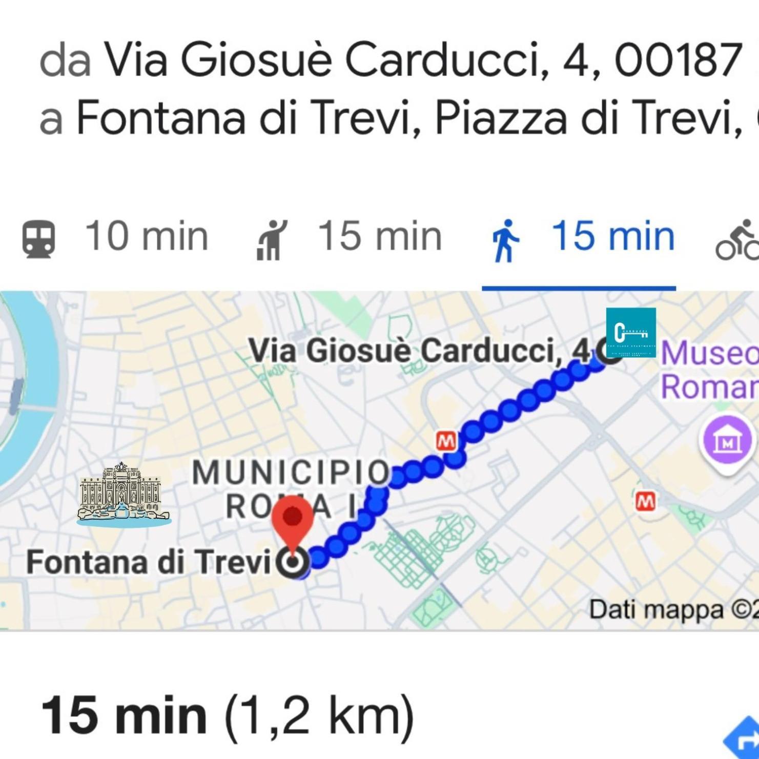 C3 Top Class Apartment, 2 Camere Da Letto, 2 Bagni, Giardino Distante 15 Minuti A Piedi Da Fontana Di Trevi Roma Esterno foto